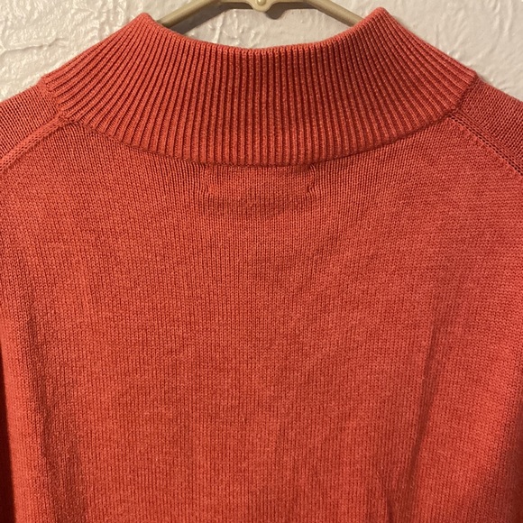 Brooks Brothers Men’s Salmon 1/4 Zip Sweater - L - Picture 8 of 8